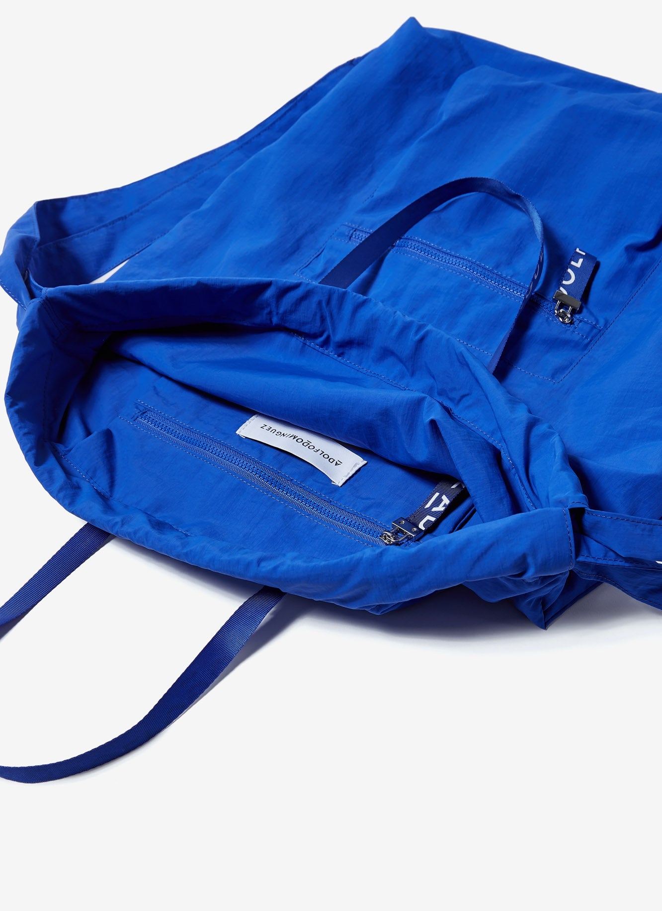 Blue Mallard Nylon Backpack With Logoed Handles