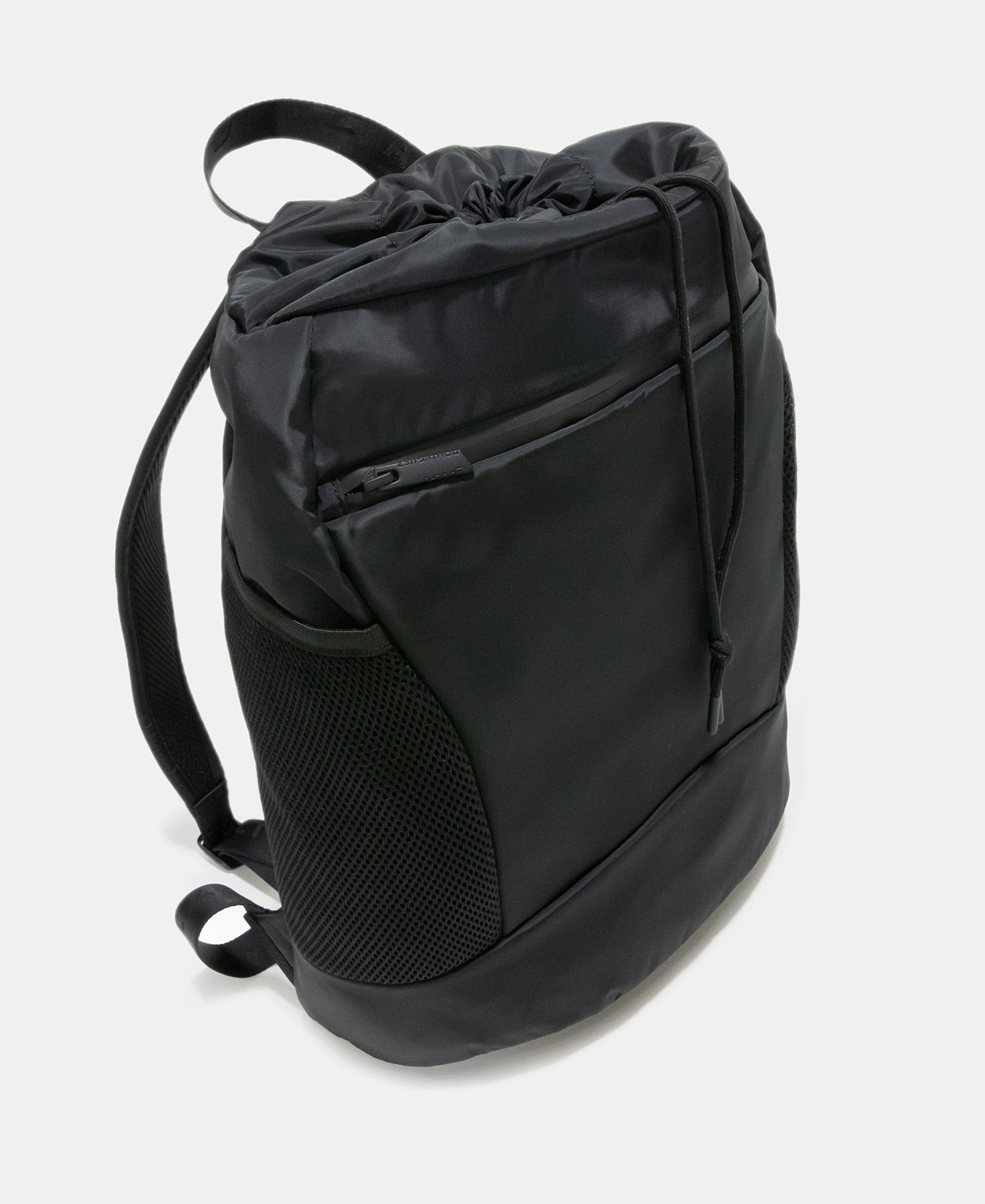 Black Choker Backpack In Nylon