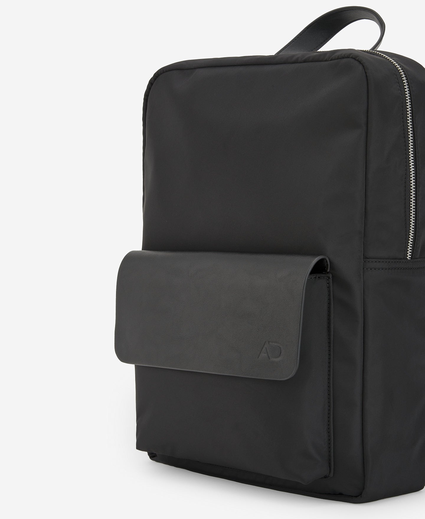 Recycled Polyester Black Backpack