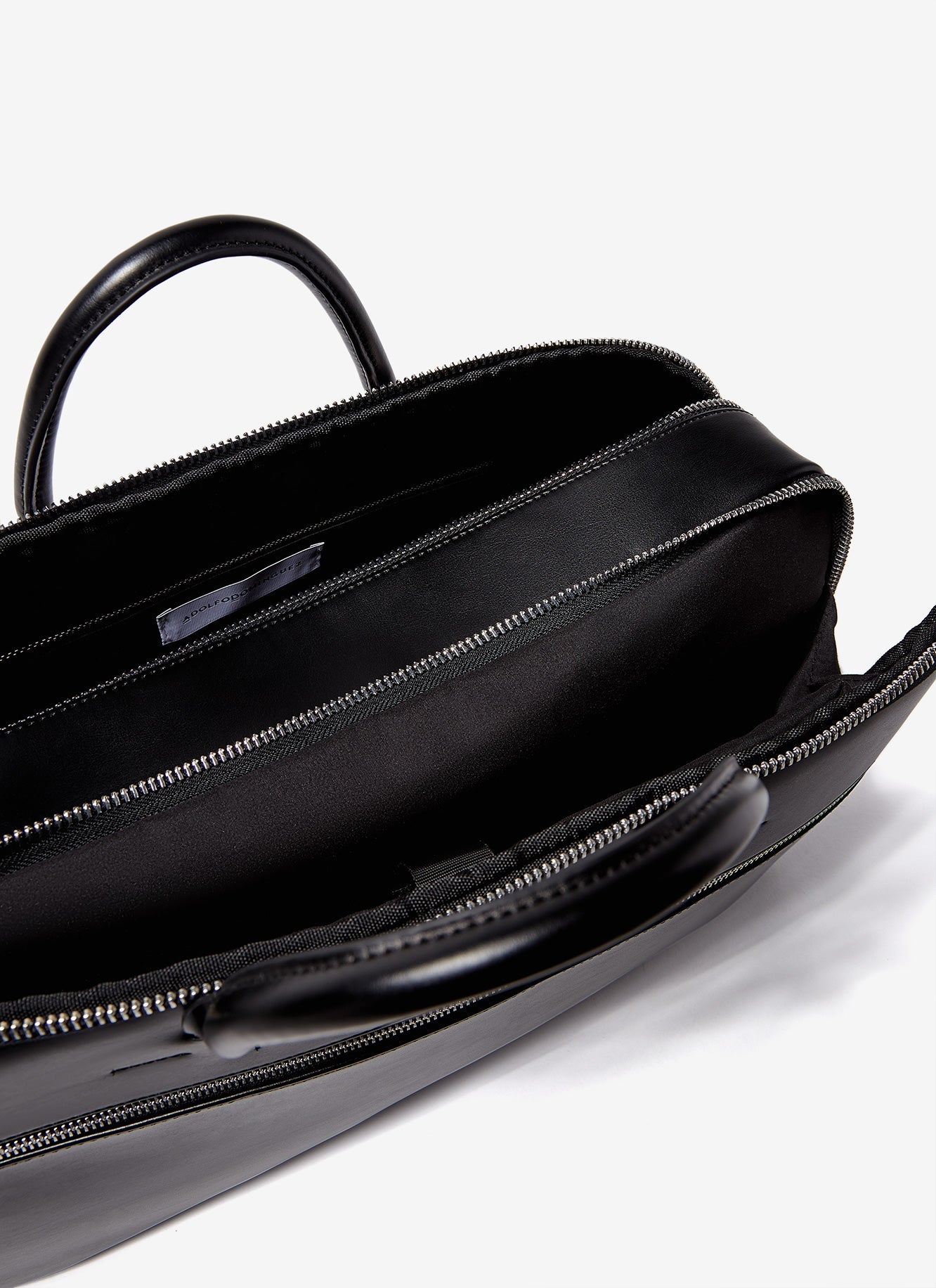 Black Recycled material Briefcase With Two Handle