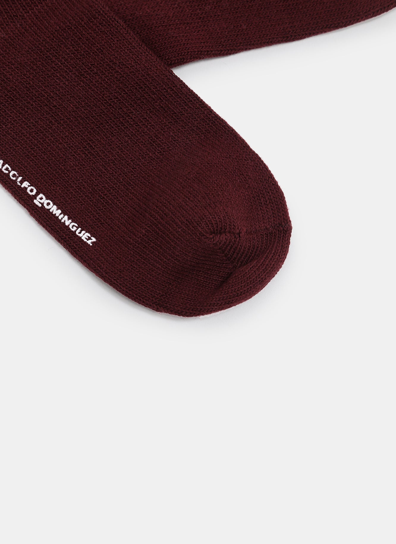 Maroon Plain Stretch Cotton Socks