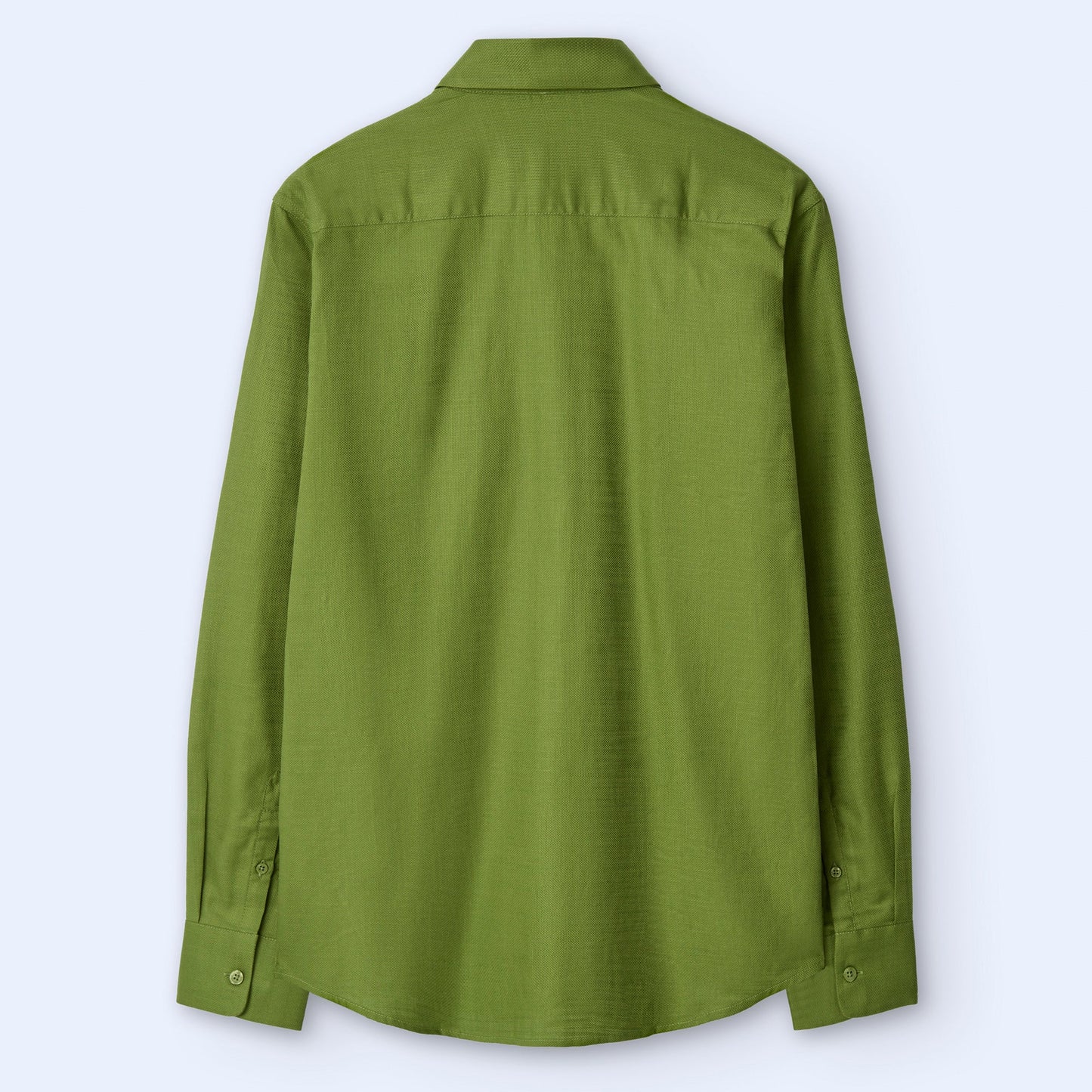 Green Cotton Maxi-Pocket Shirt