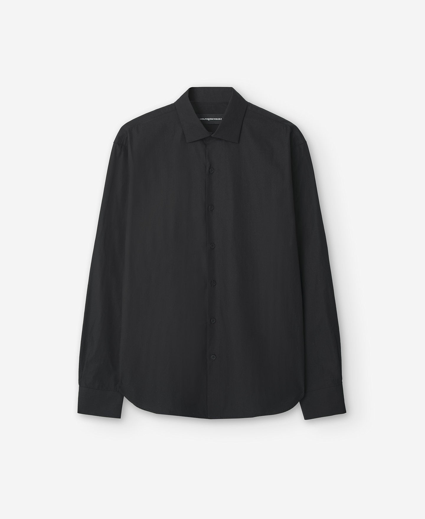 Black Slim Fit Cotton Shirt