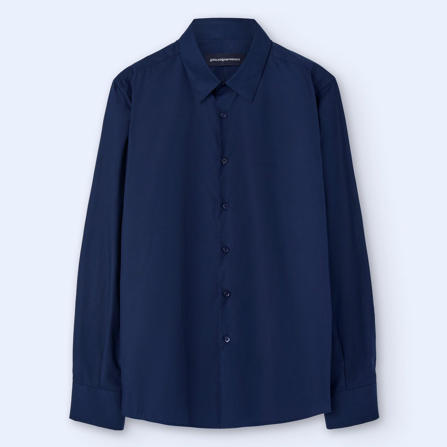 Adolfo Dominguez Navy Blue Organic Shirt