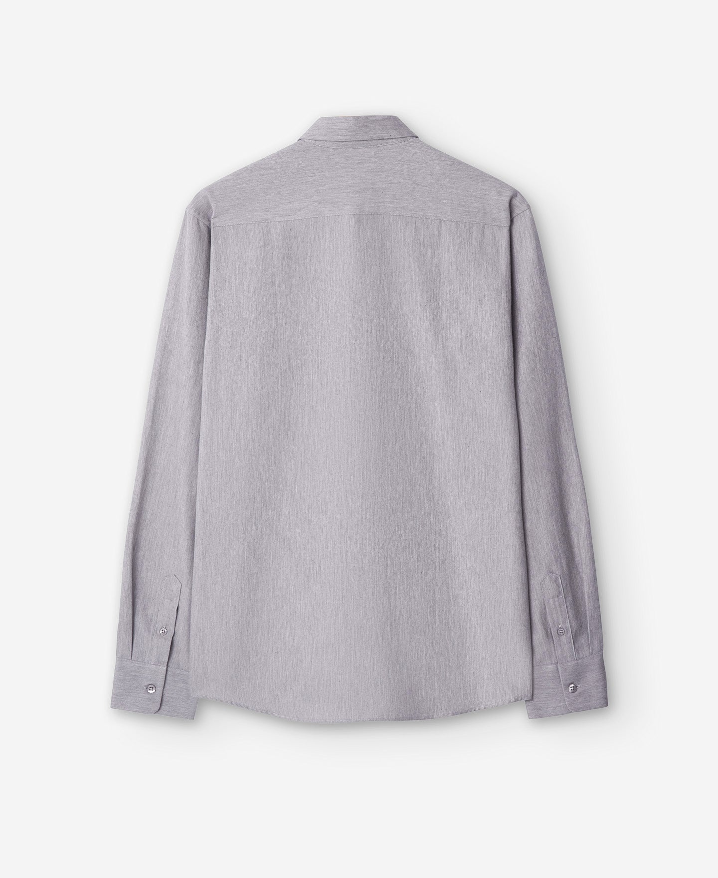 Light Grey Cotton Shirt For Men