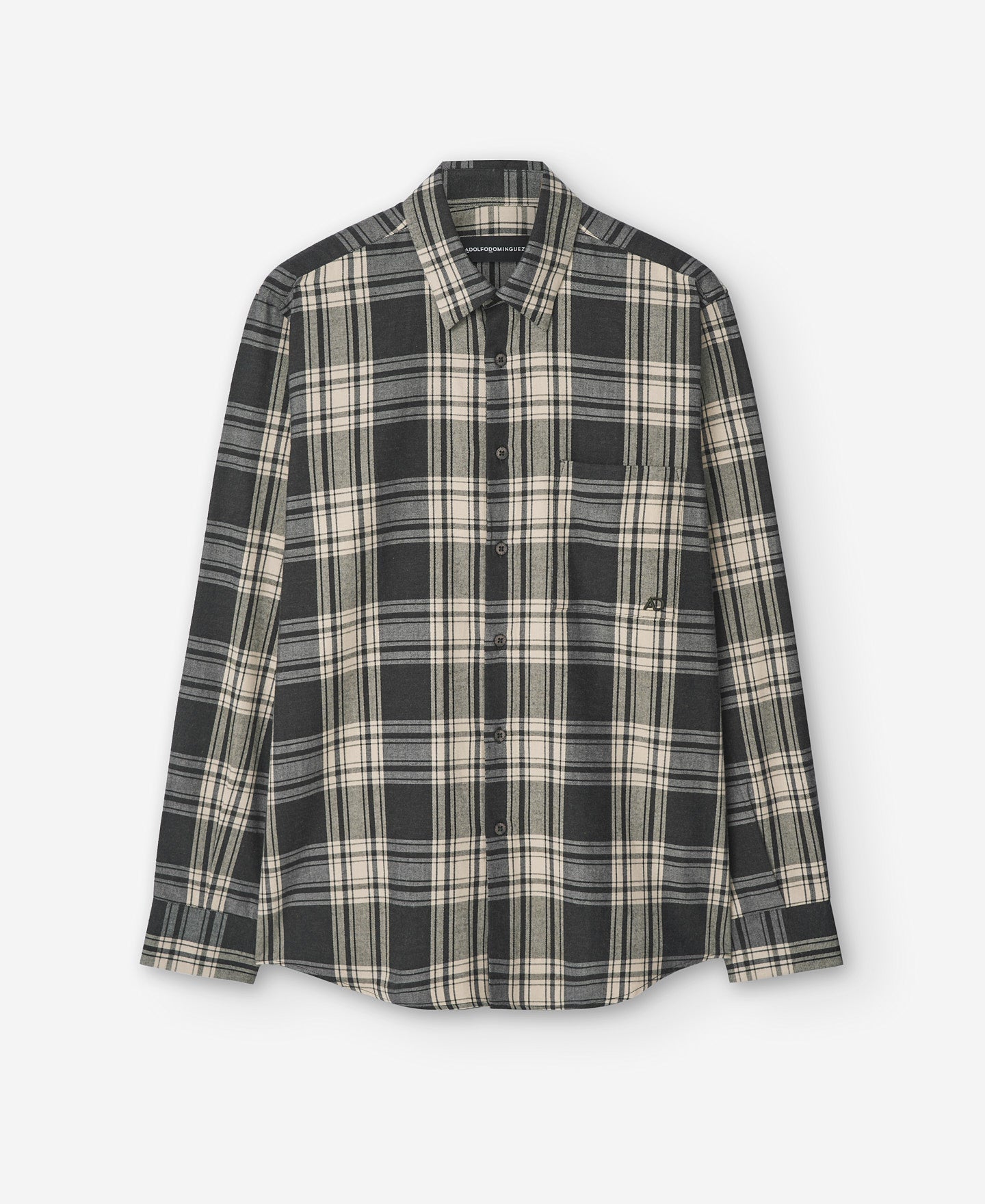 Green Checked Cotton Shirt