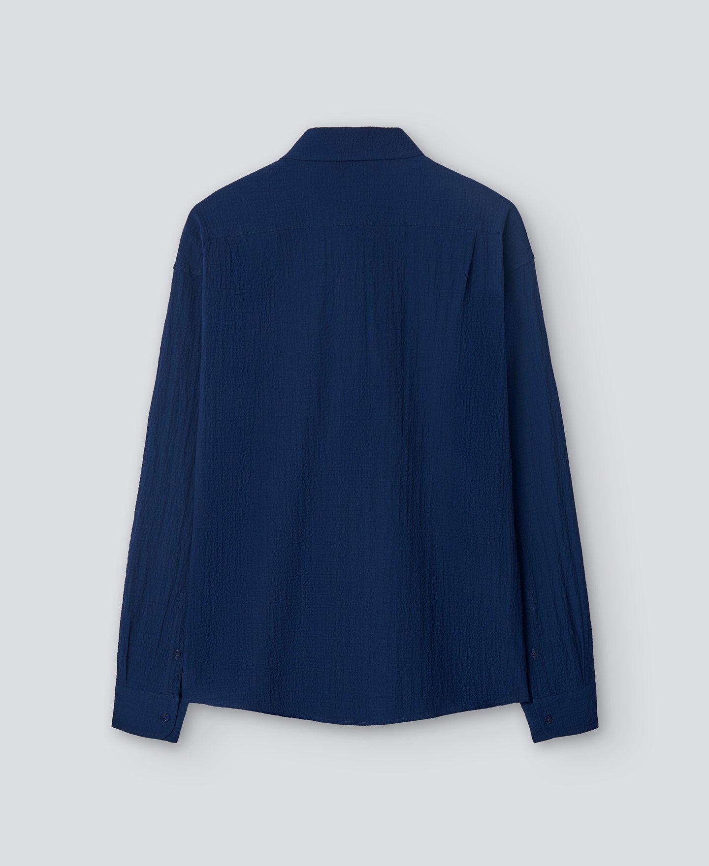 Navy Blue Navy Blue Cotton Shirt