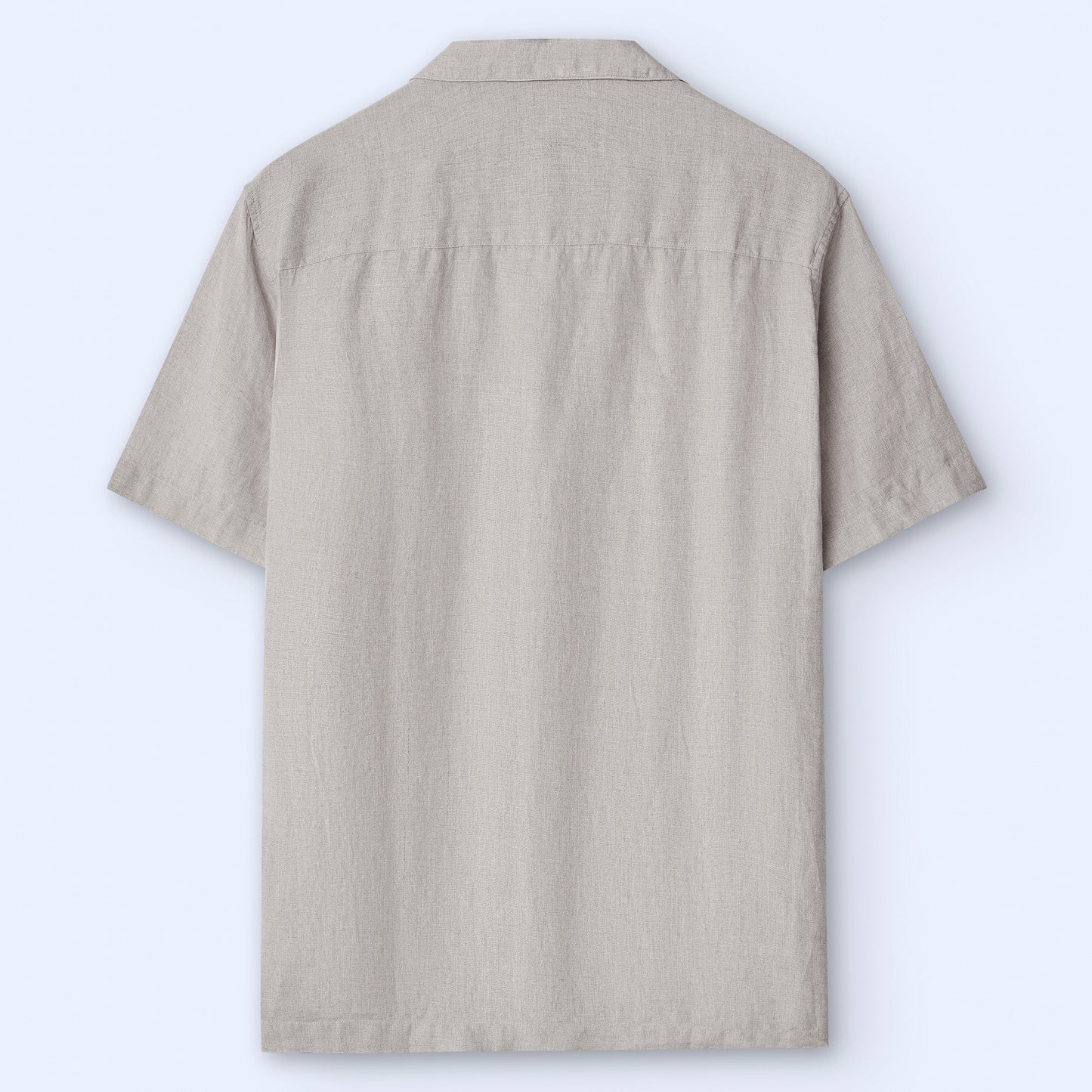 Linen Bowling Collar Shirt