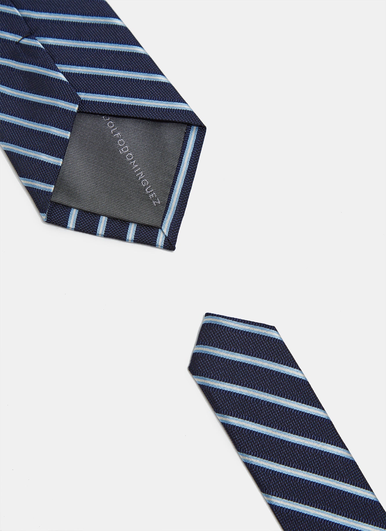 Silk Tie With Striped Design