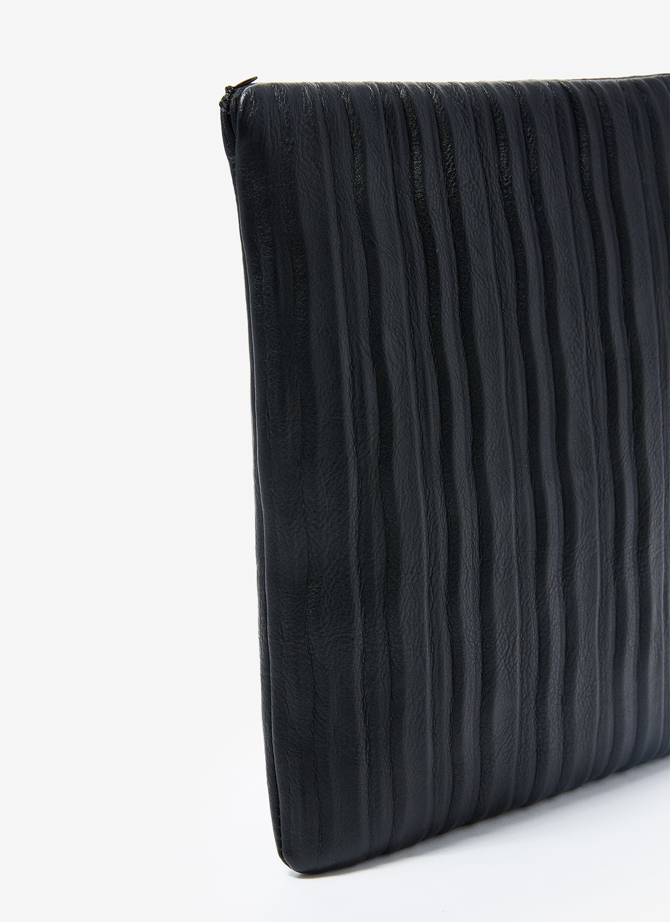 Black Document Holder With Crinkle Finish