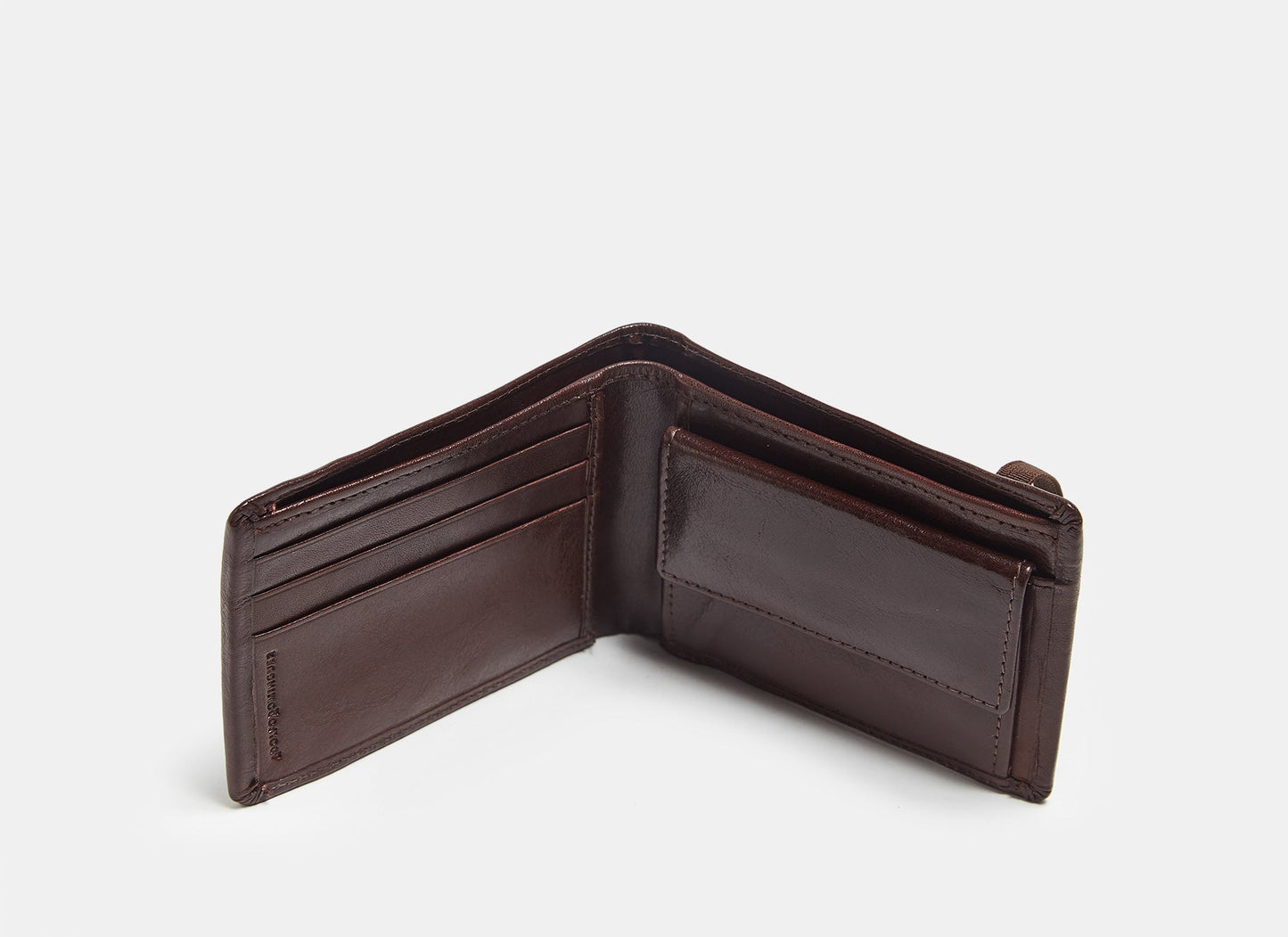 Leather Wallet With Elastic Closure