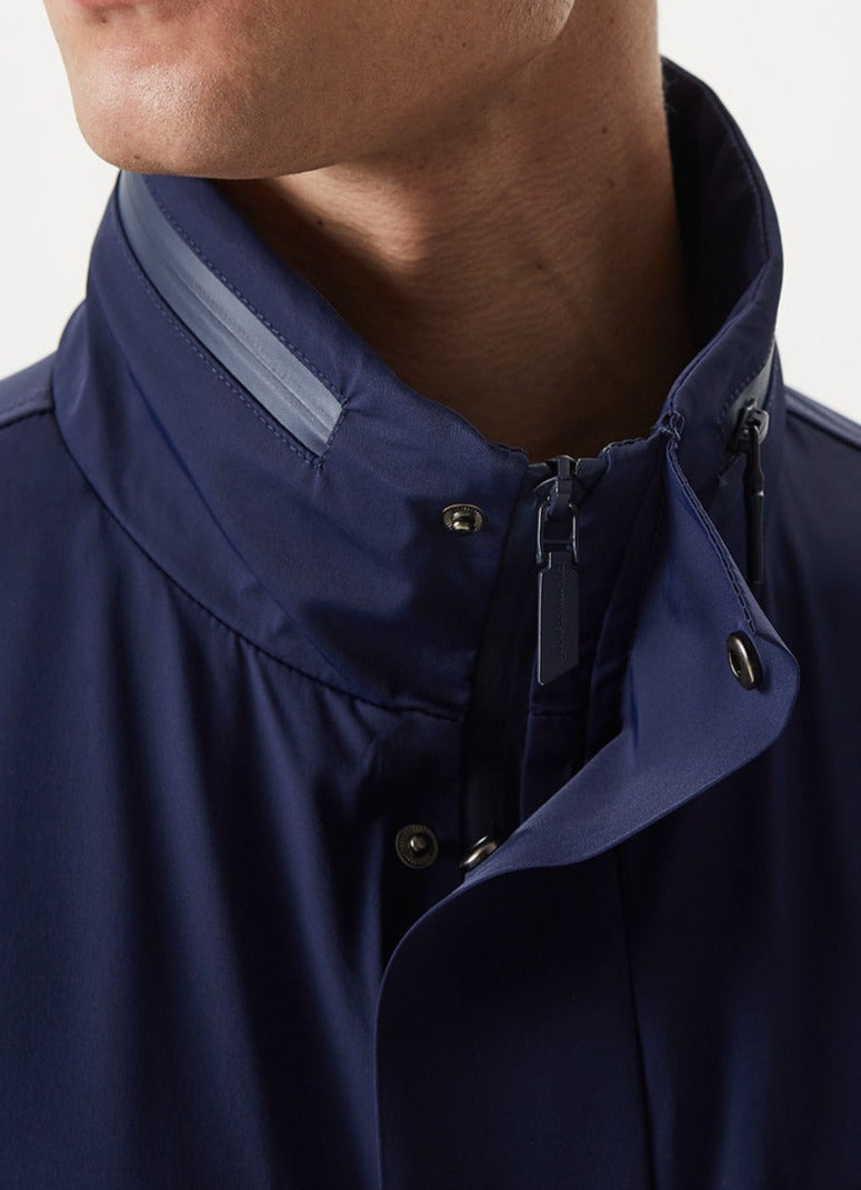 Navy Blue Technical Safari Jacket