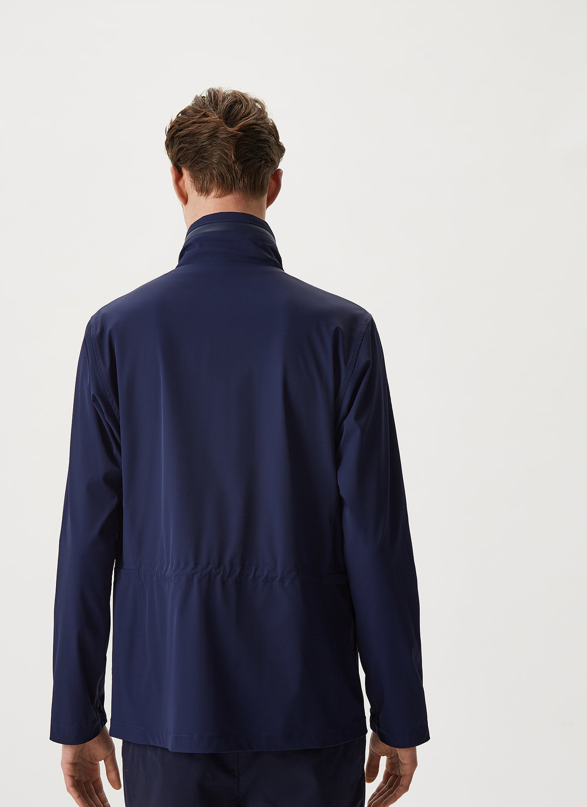 Navy Blue Technical Safari Jacket