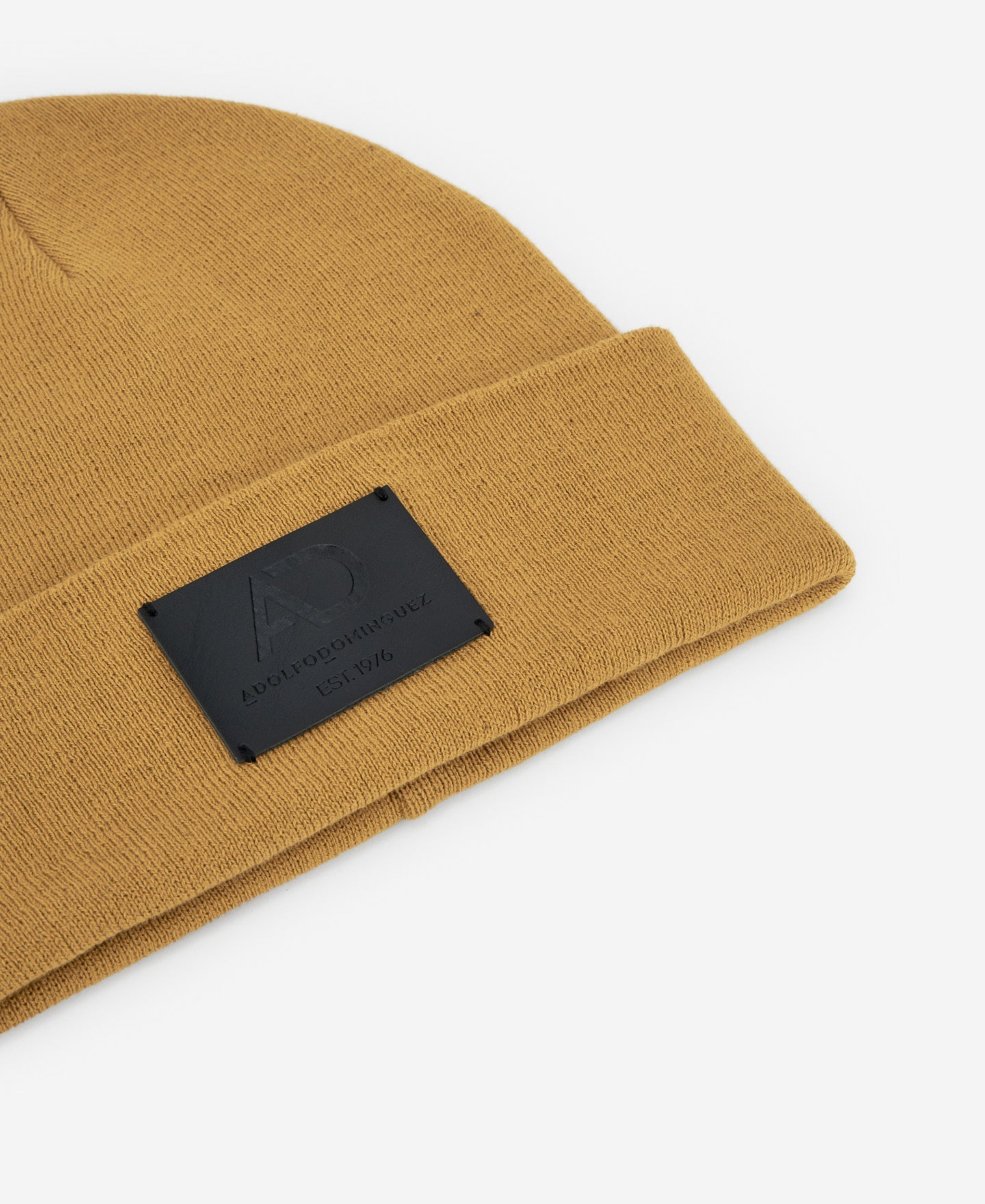 Ocre Cotton Logotyped Beanie