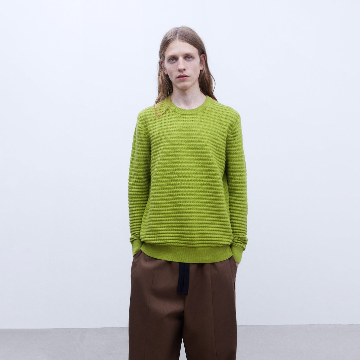 Green Cotton Sweater