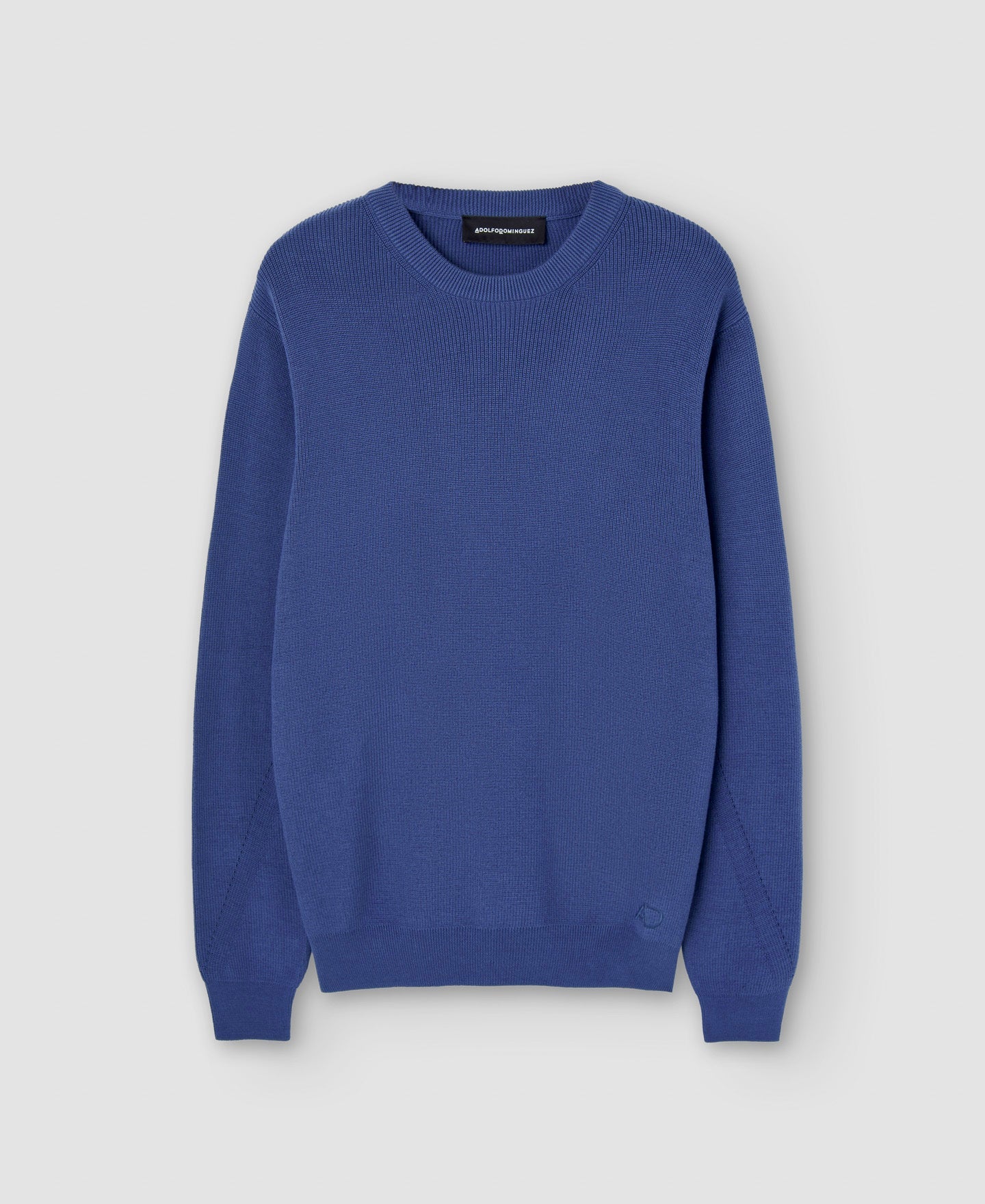 Grey/Blue Cotton Sweater