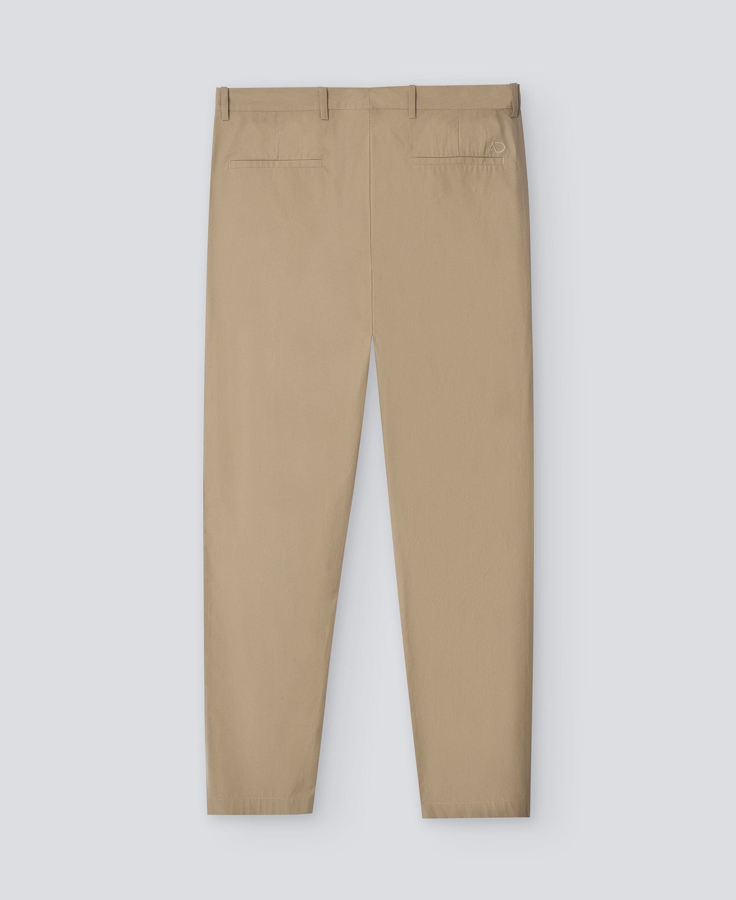 Natural Cotton Poplin Trousers