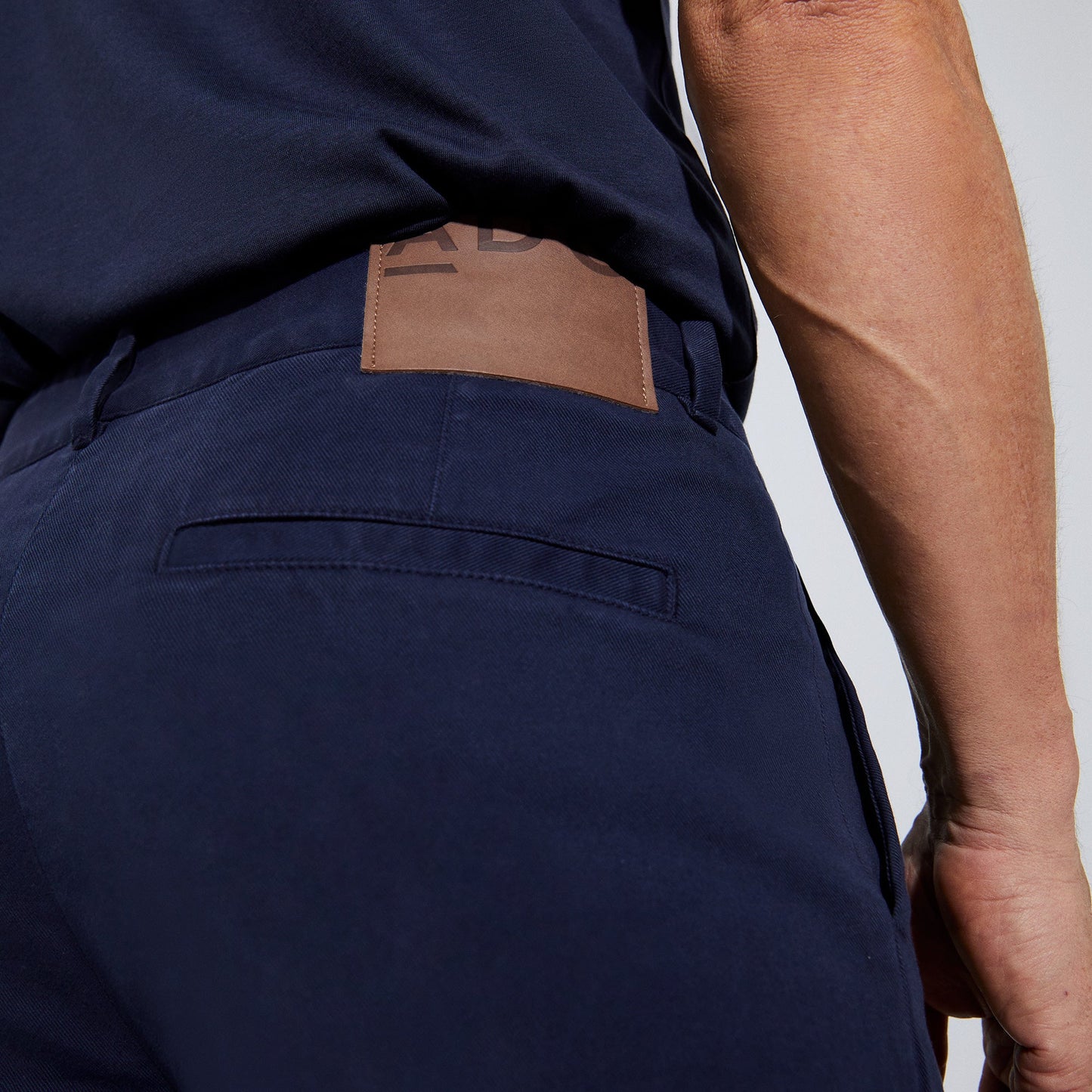 Navyblue Carrot Silhouette Darts Trousers