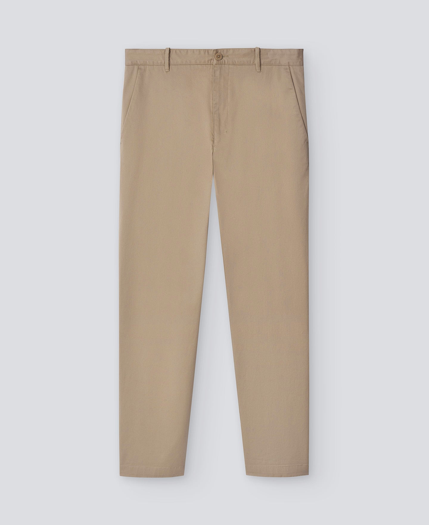 Natural Cotton Twill Chino Trousers