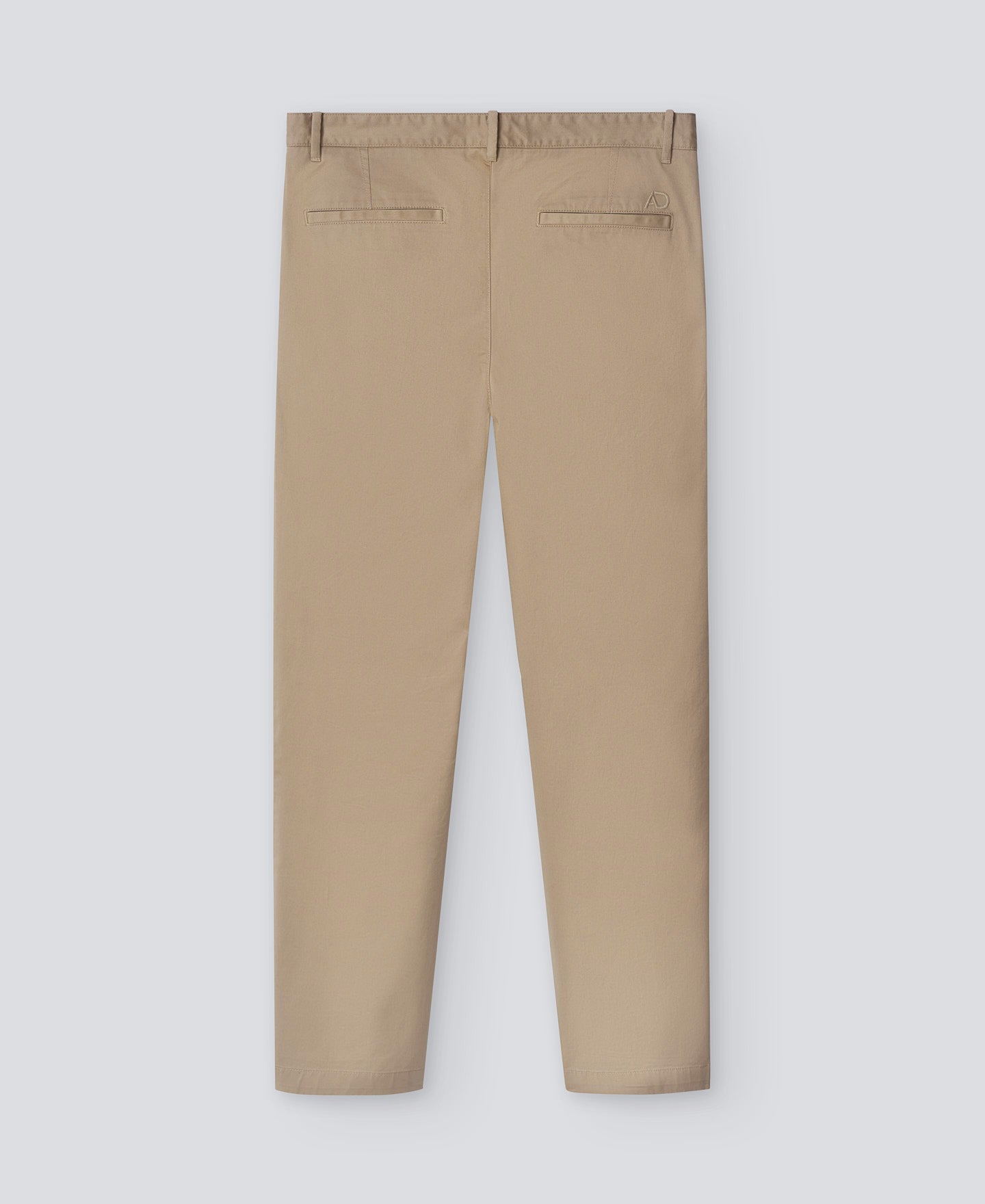 Natural Cotton Twill Chino Trousers