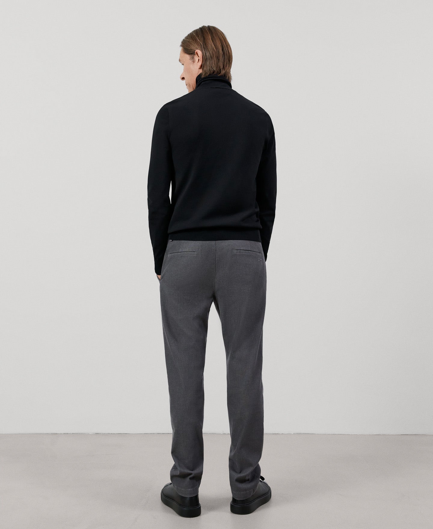 Navy/Ecru Trousers