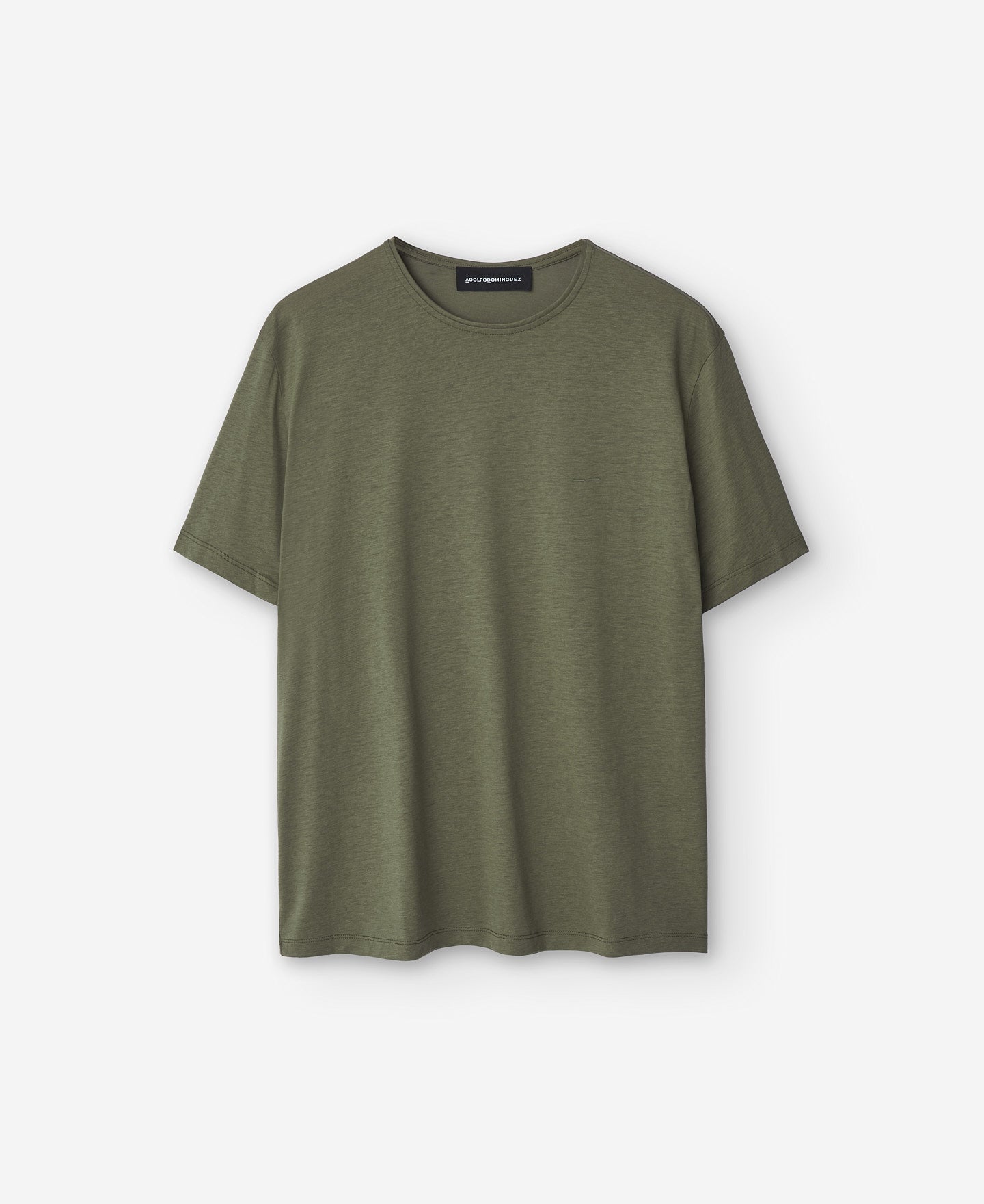 Men's Khaki Crew Neckline T-Shirt