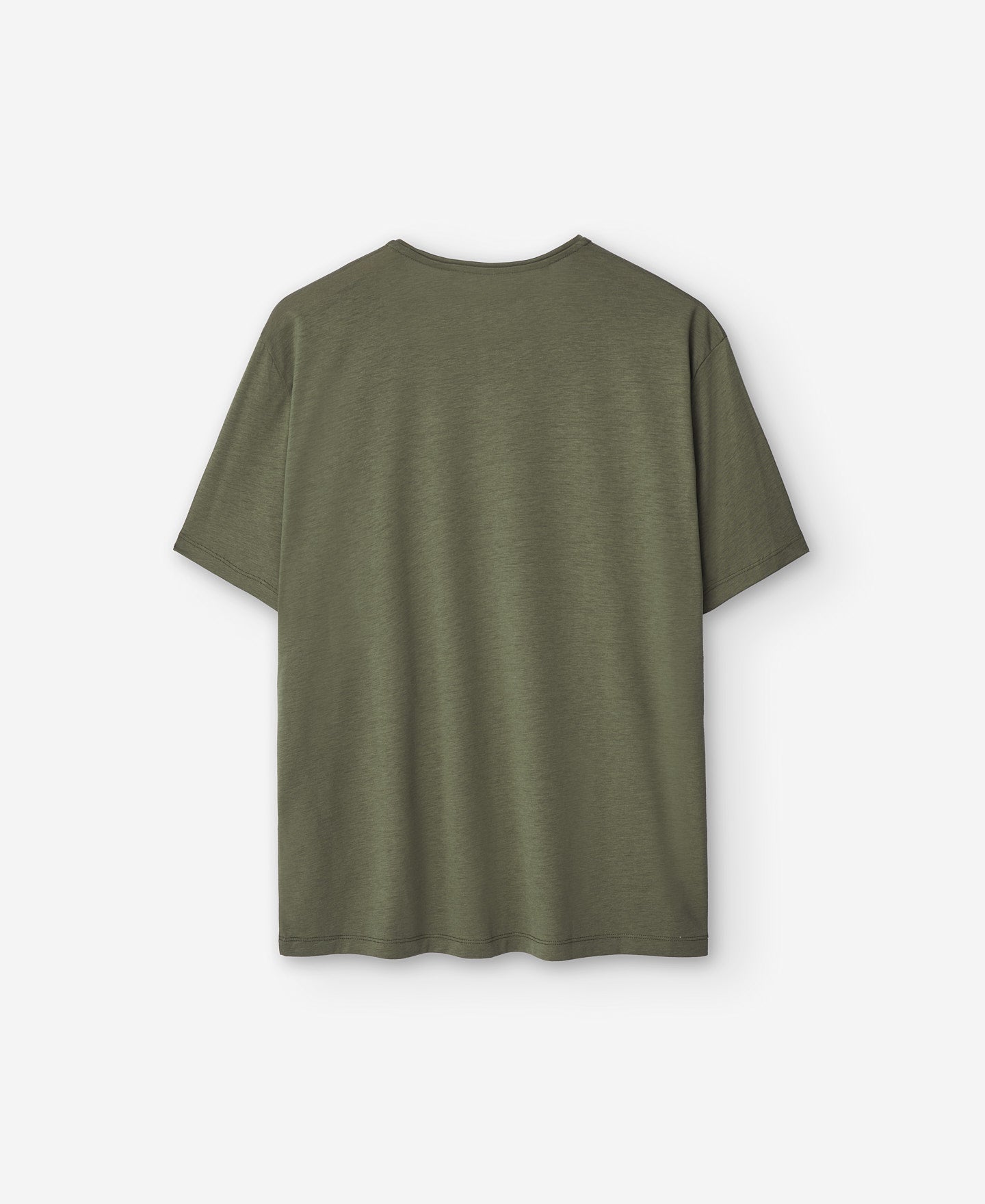 Men's Khaki Crew Neckline T-Shirt