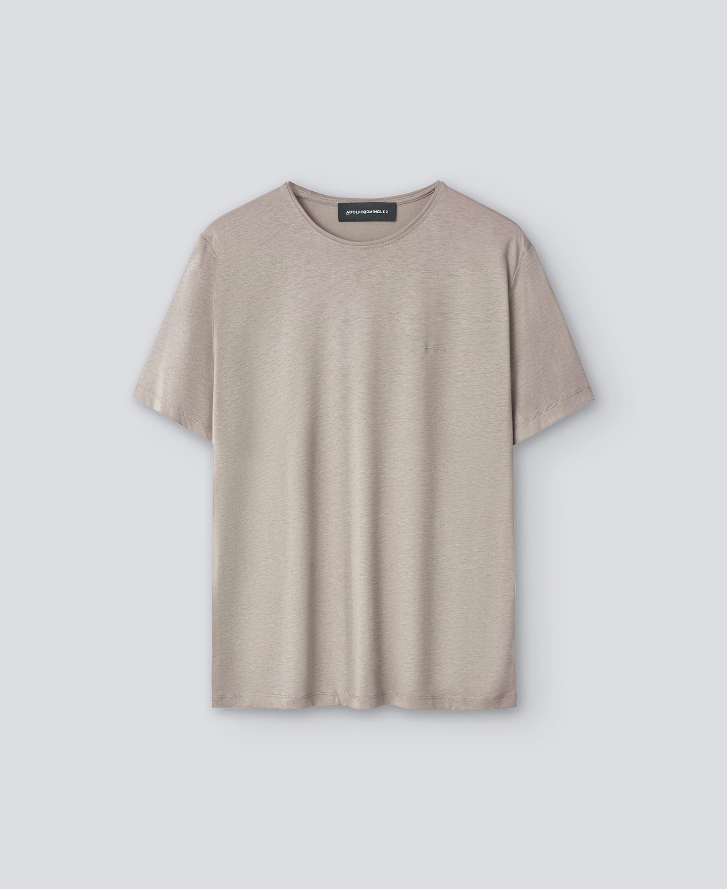 Taupe Crew Neck T-Shirt