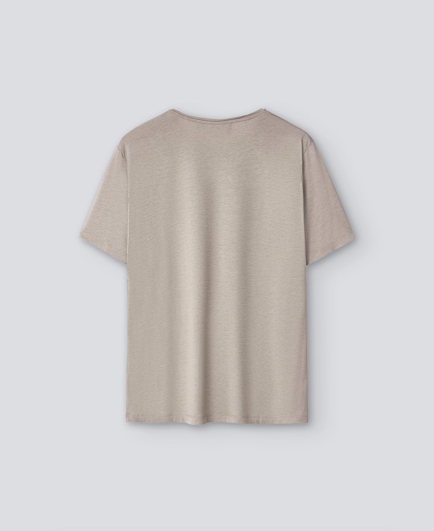 Taupe Crew Neck T-Shirt