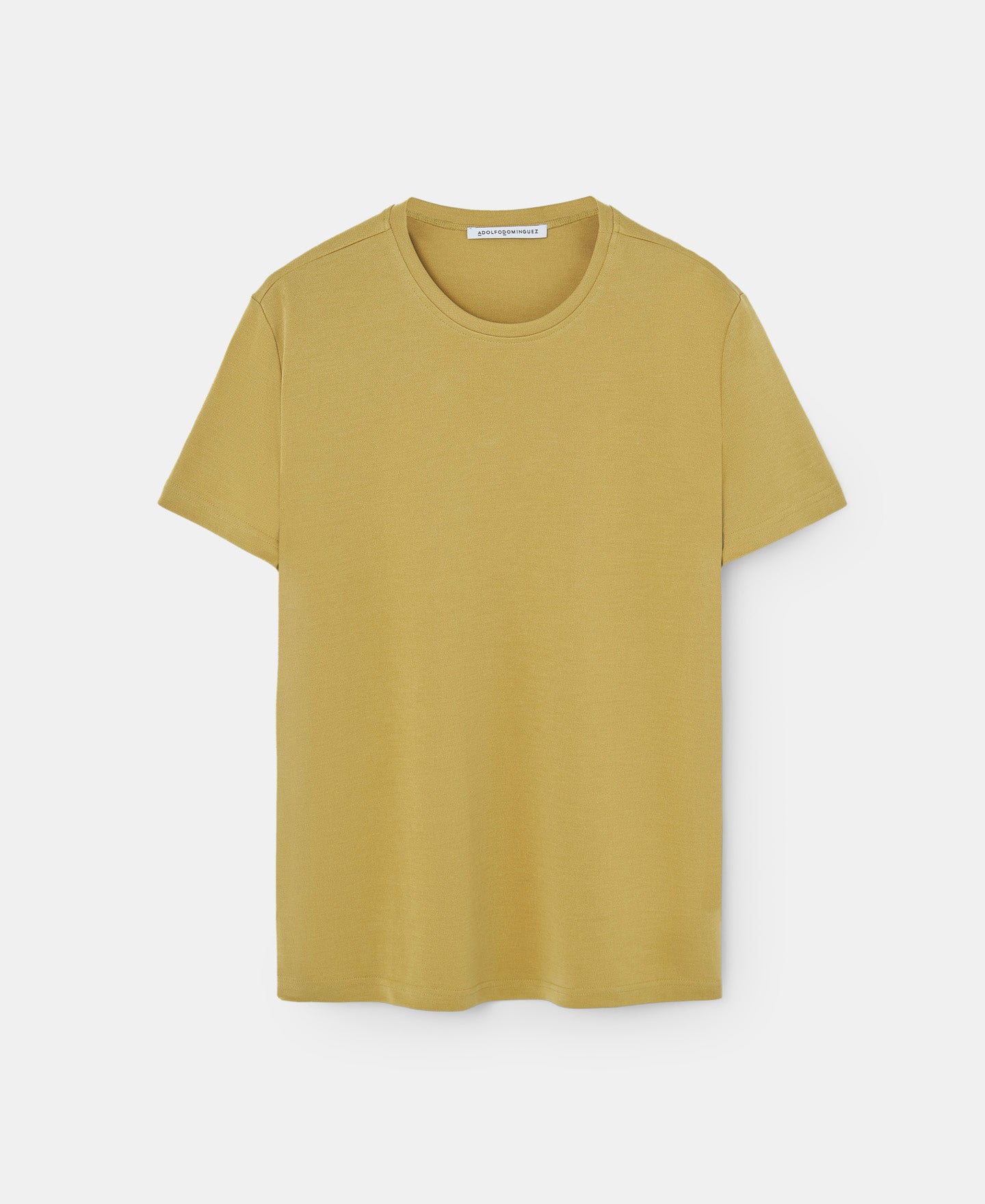 Mustard Modal Crew Neck T-Shirt