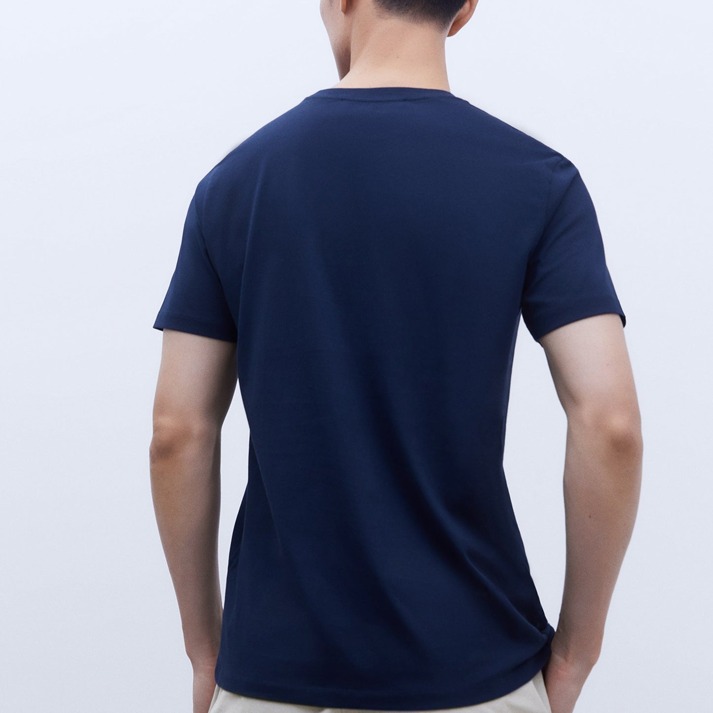 Navy Blue Cotton Tee