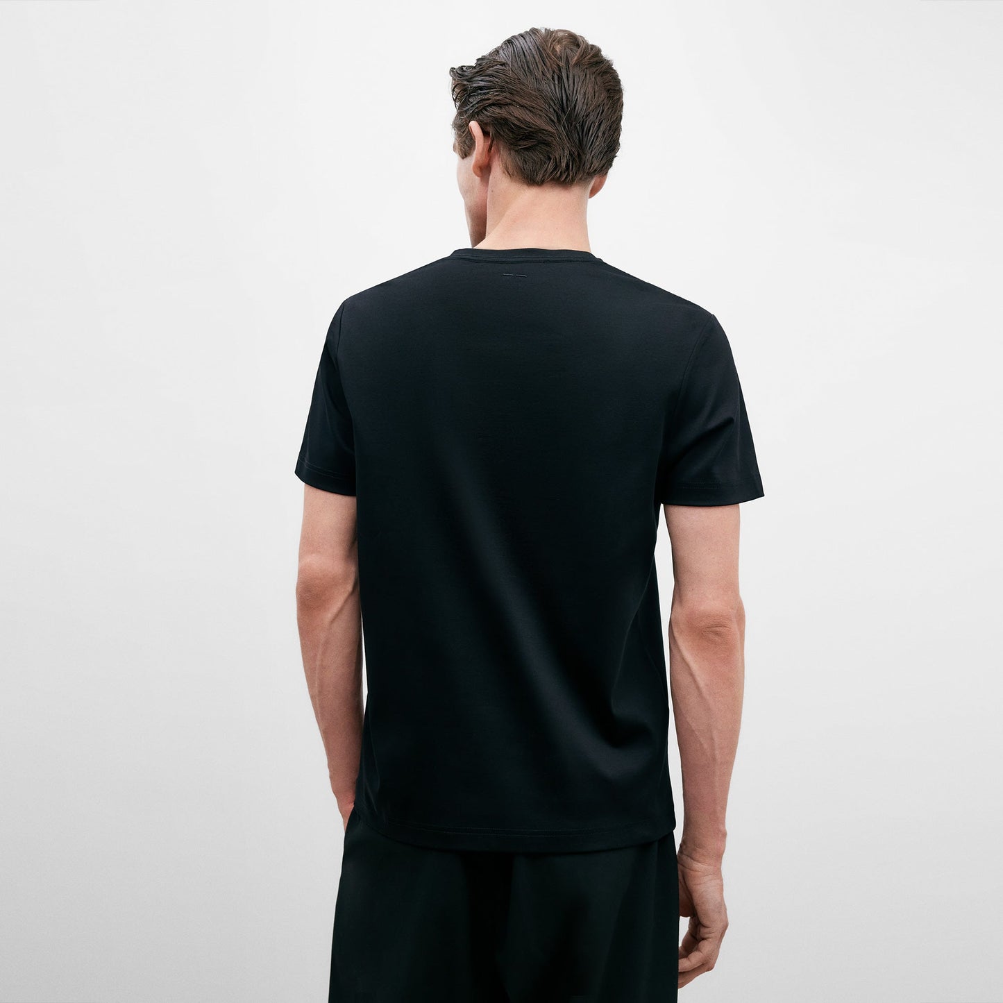 Black Cotton T-Shirt