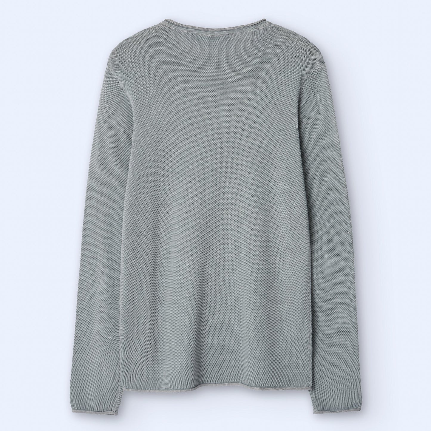 Grey Crewneck Long Sleeve Tee