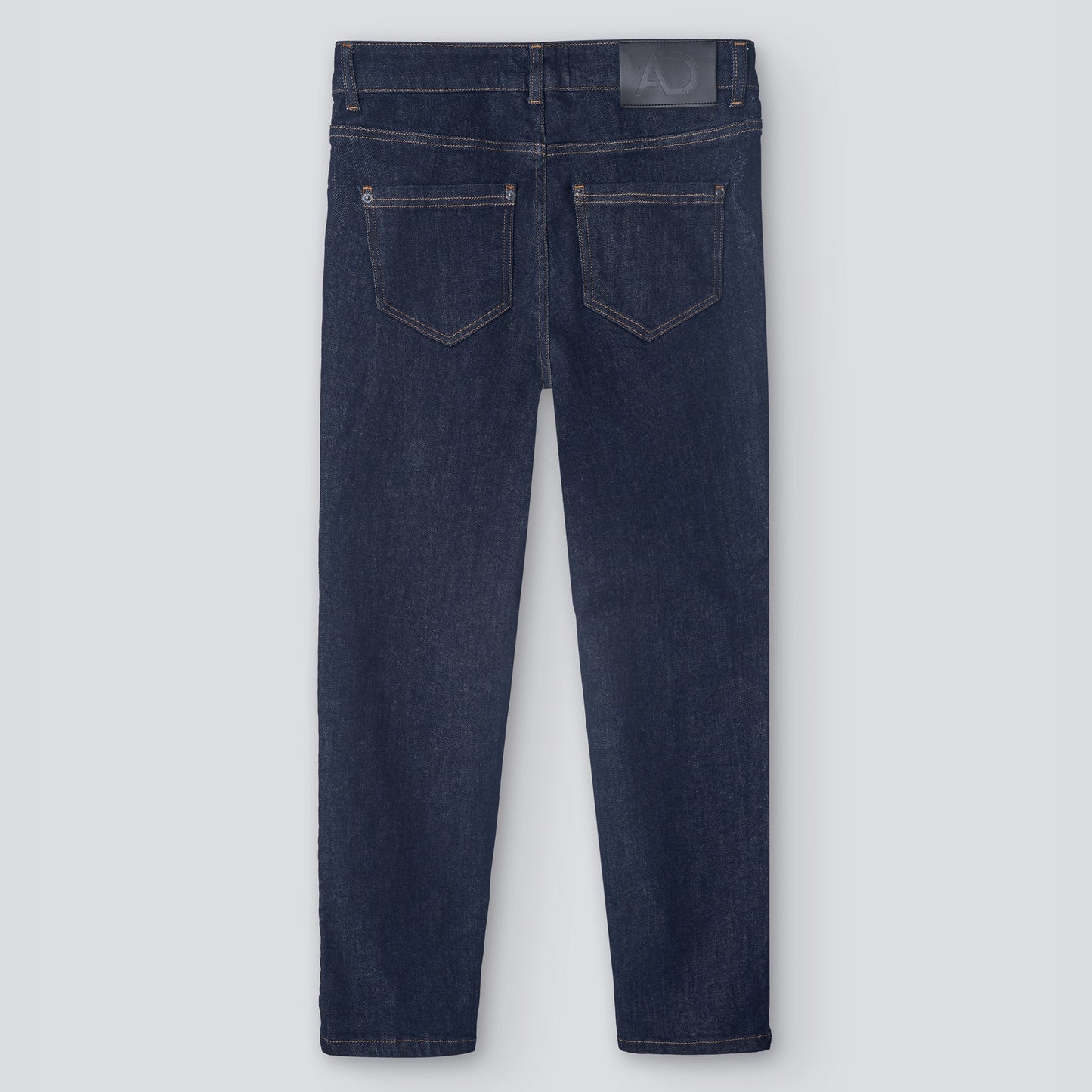 Denim Blue Blue Cotton Denim Trousers