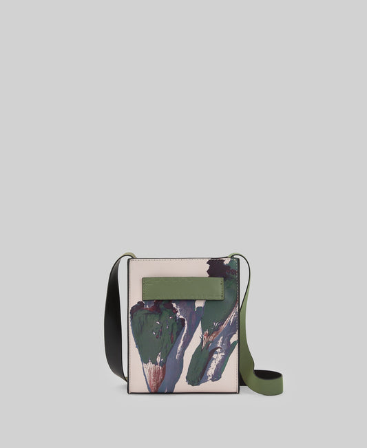 Small rectangular crossbody woman in green