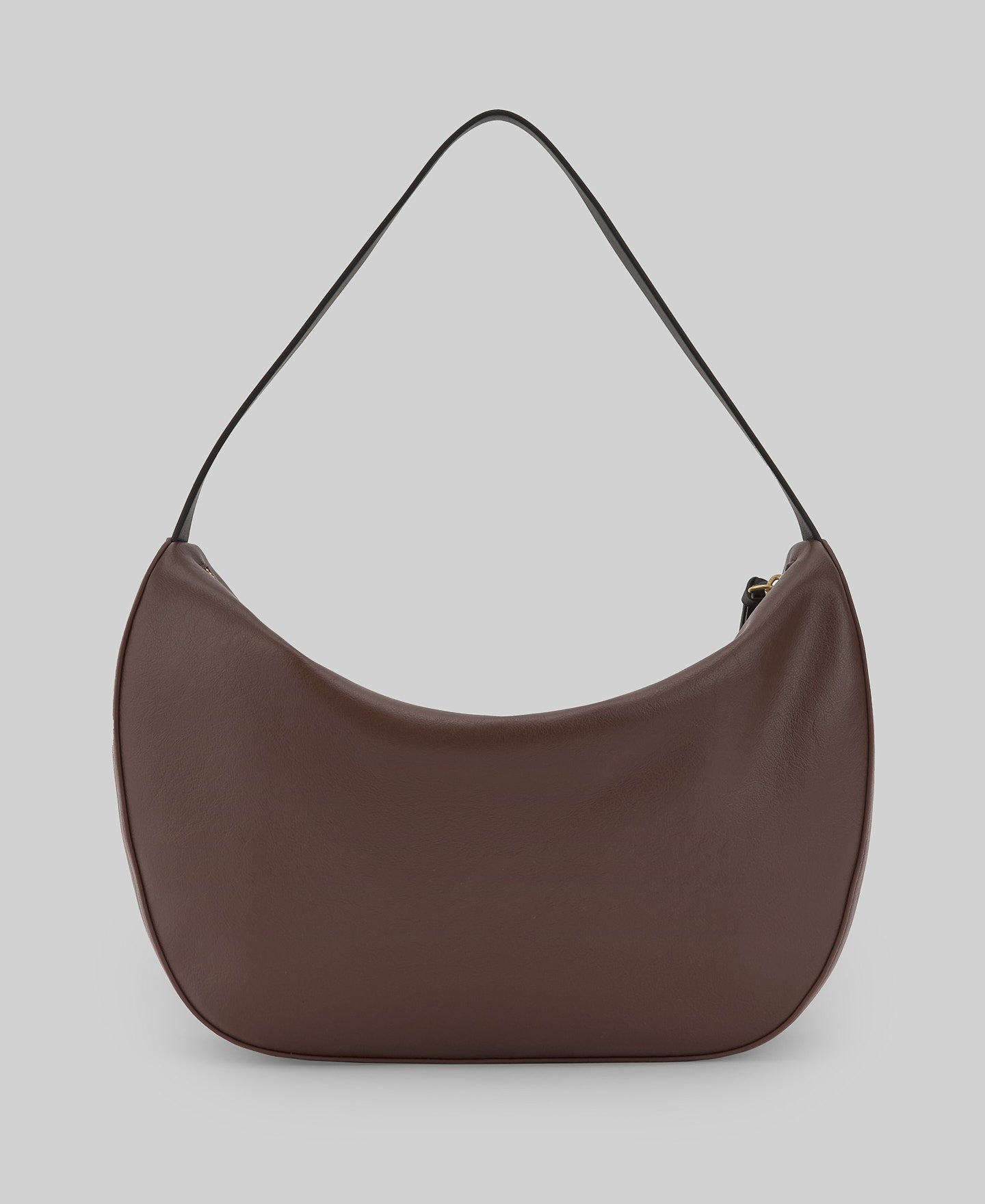 Leather-Non-Leather medium bag woman in chocolate