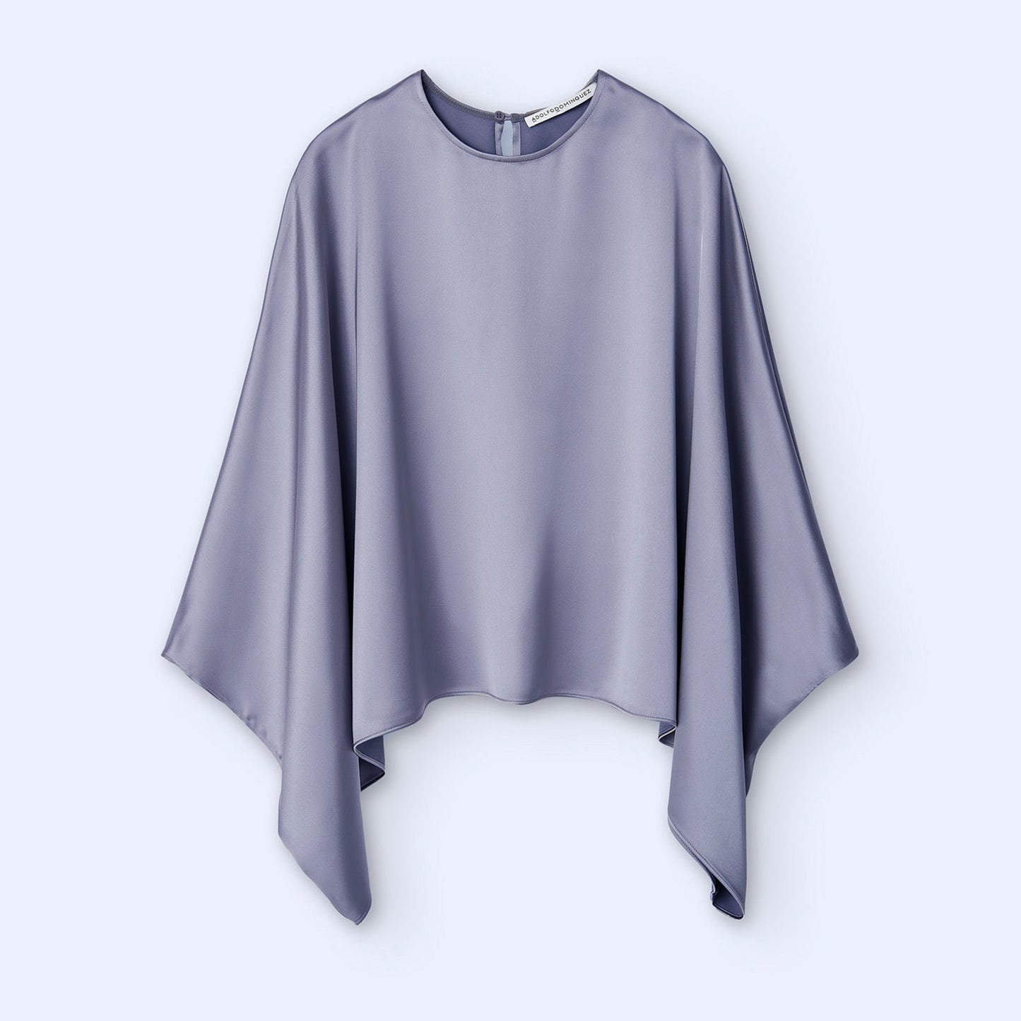 Grey Kimono Sleeve Blouse