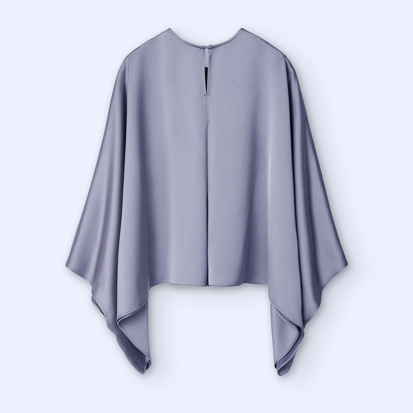 Grey Kimono Sleeve Blouse