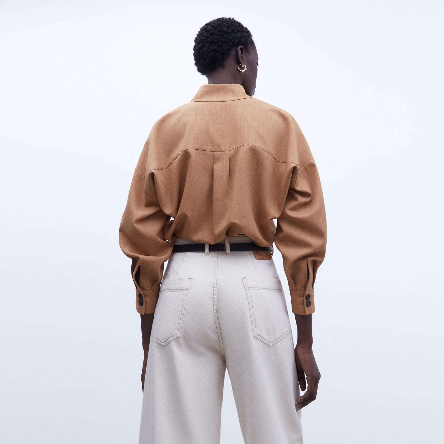 Camel Recycled Poly Shirt