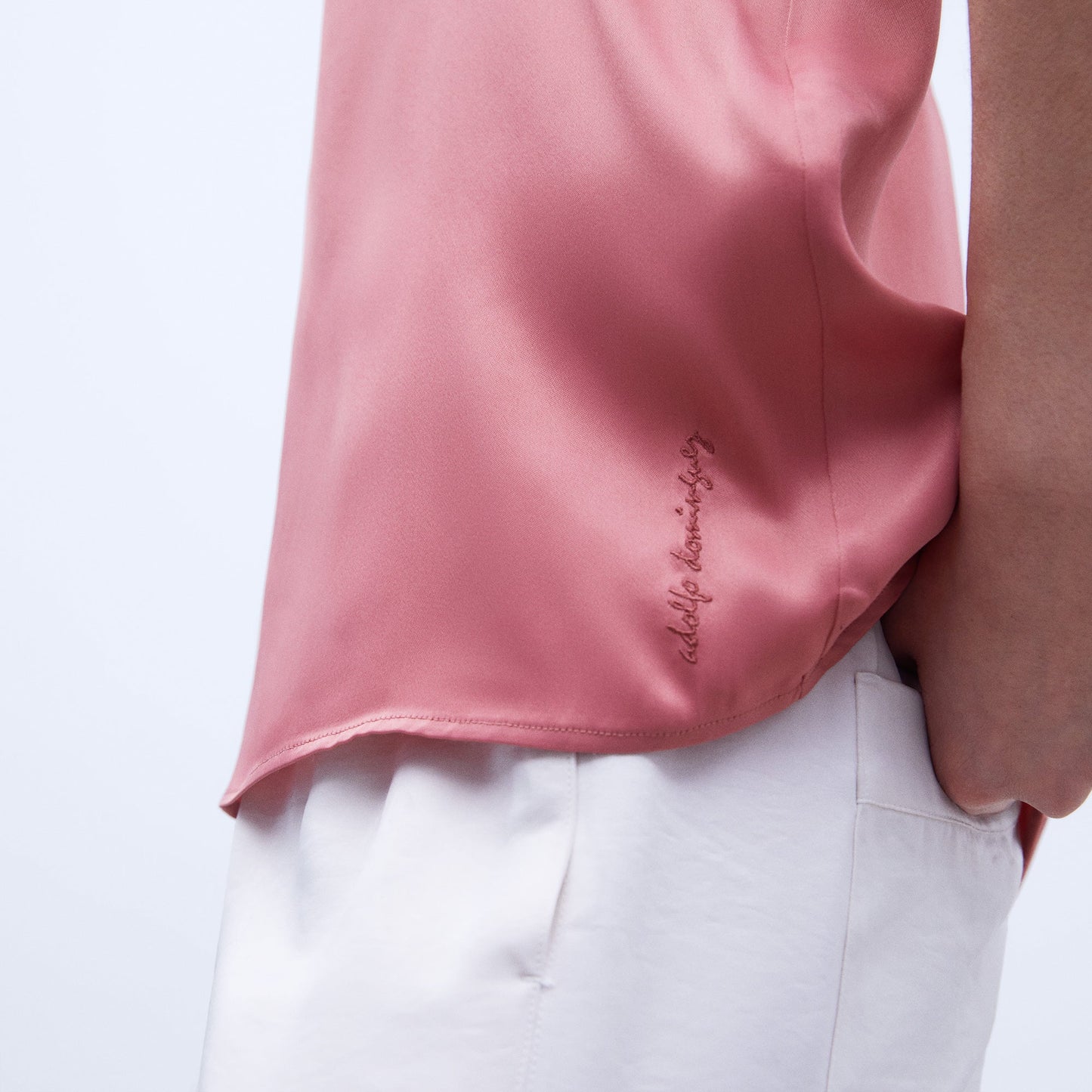 Viscose Fluid Blouse - Pink