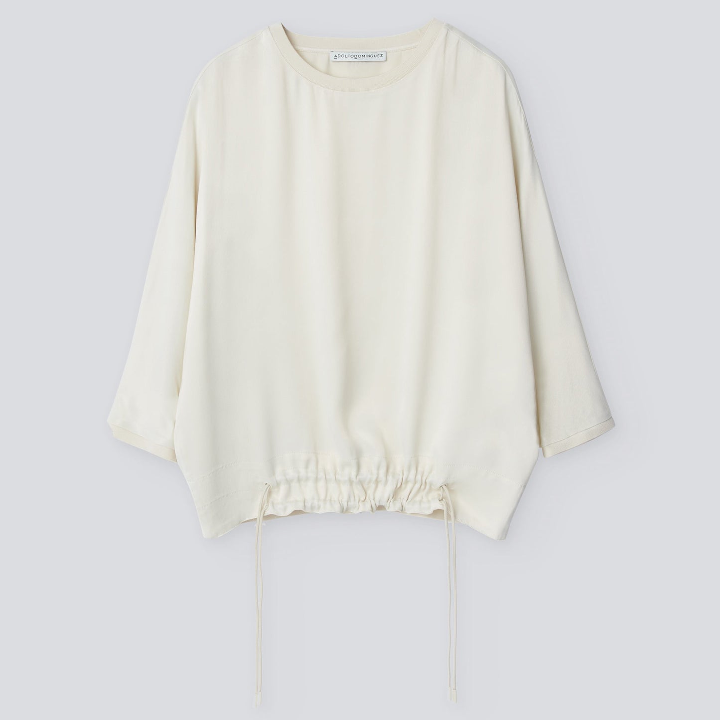 Light Cream Fluid Blouse