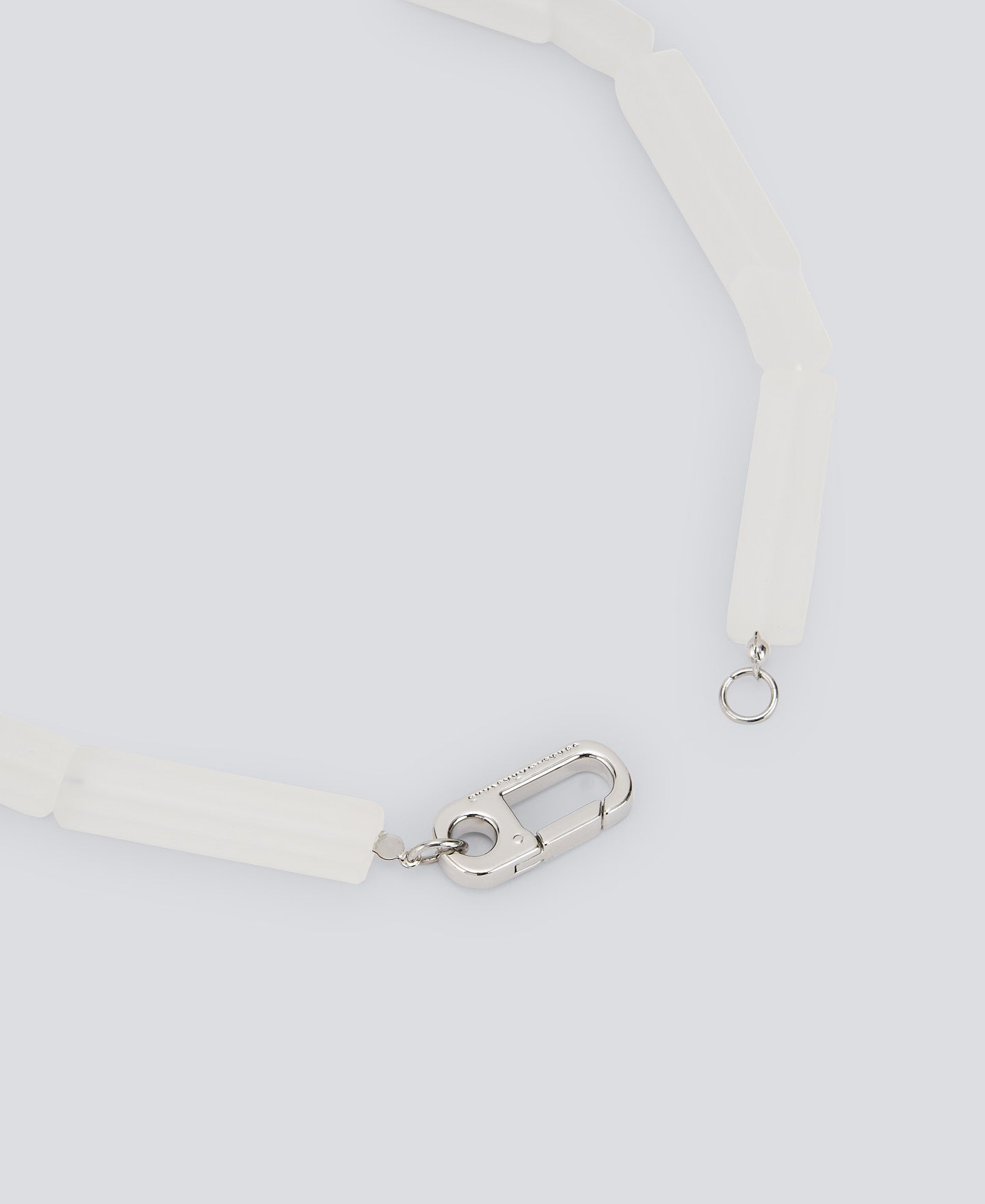 White Irregular Resine Cubes Necklace