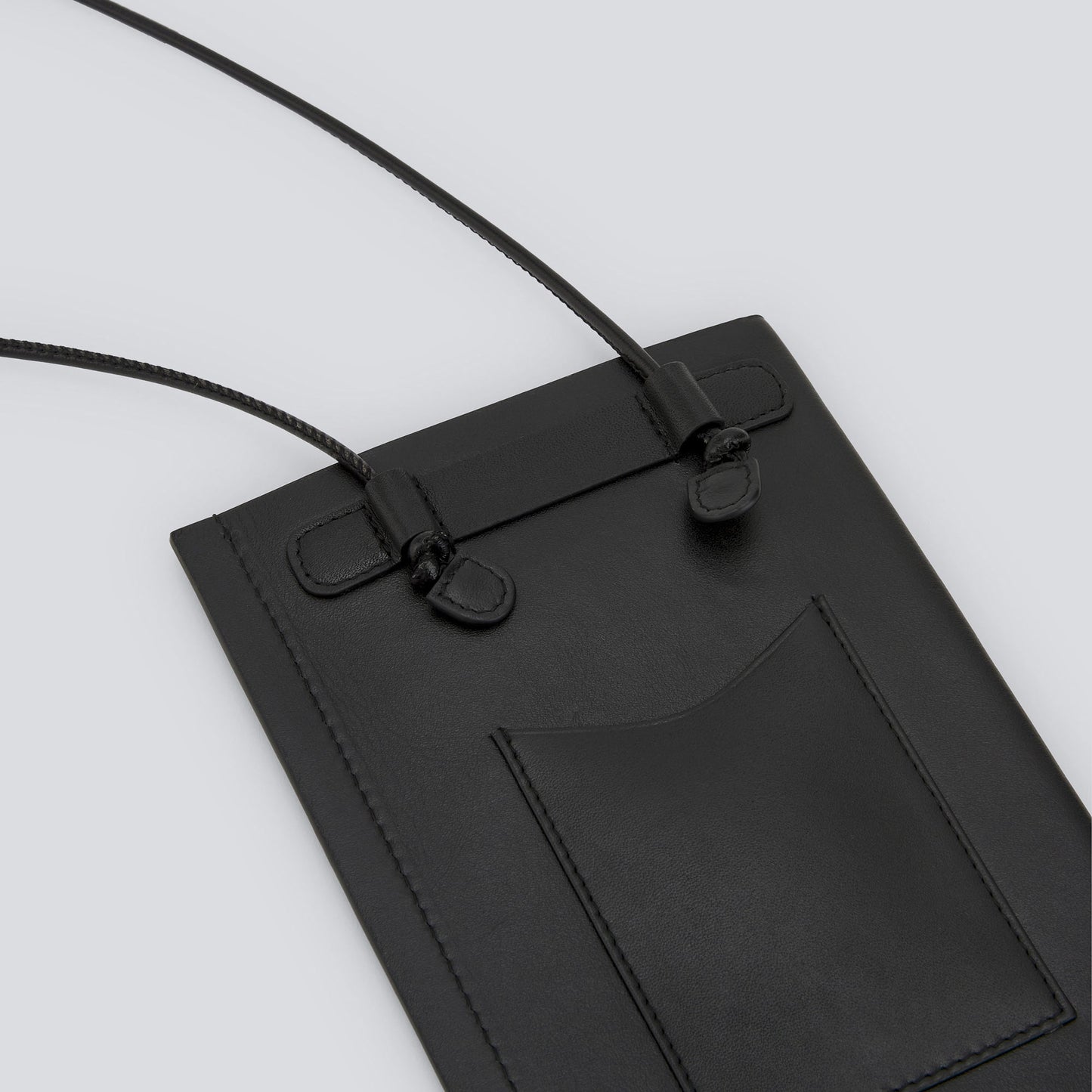 Black Responsible Leather Mobile Phone Holder