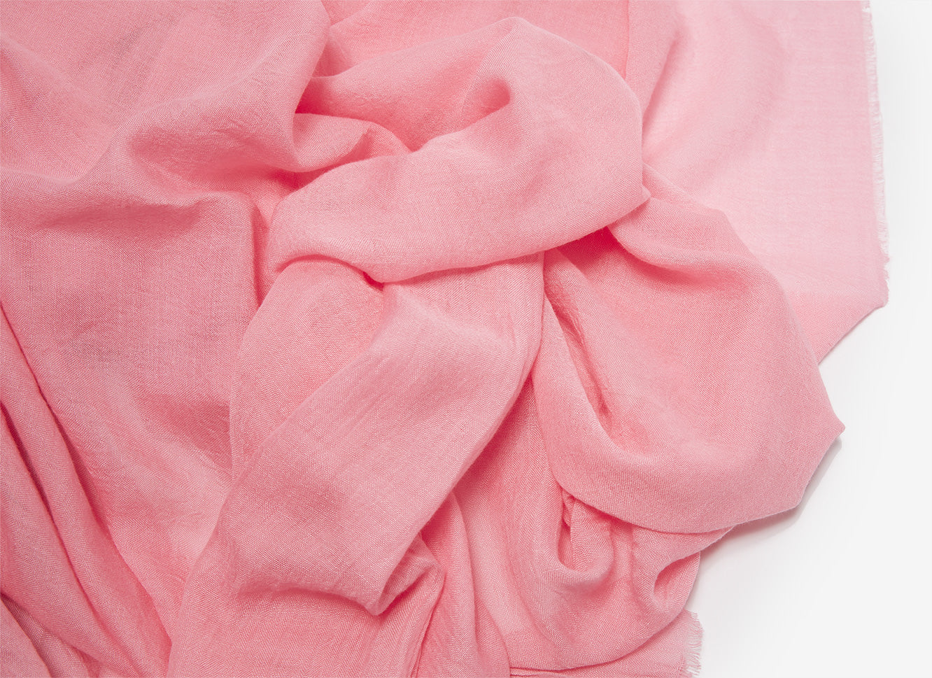 Pink Modal And Cotton Scarf