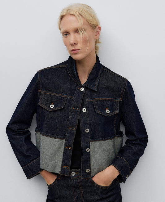 Navy Blue Denim Jacket