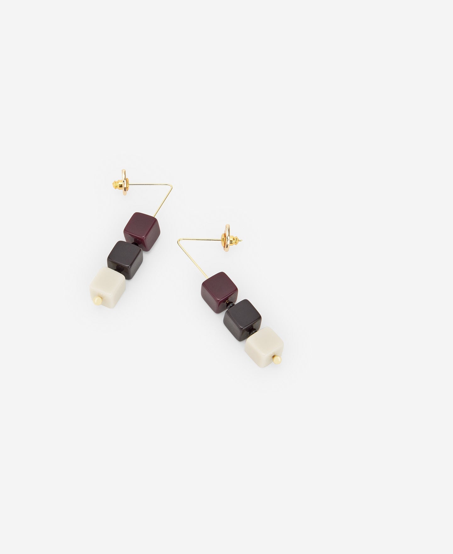 Resin Cubes Earring For Women