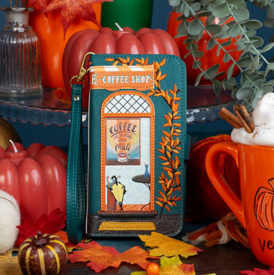 Sugar and Spice Coffee Shop Universal Flip Phone Case