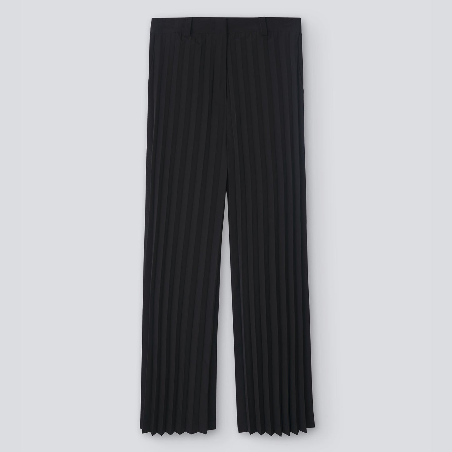 Black Black Pleated Palazzo Trousers