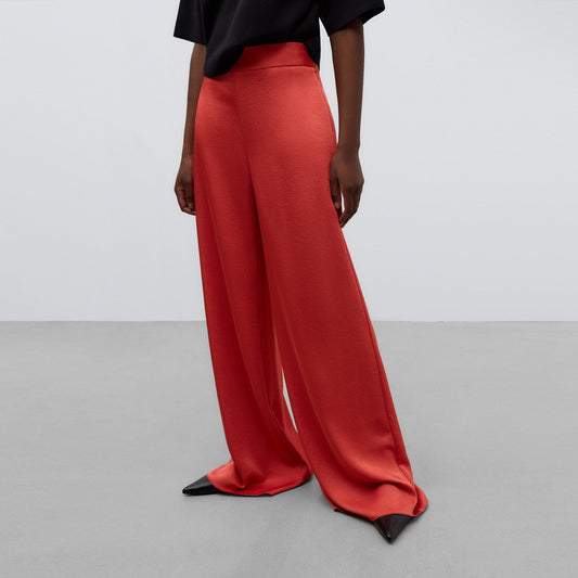 Coral Wide Leg Trousers