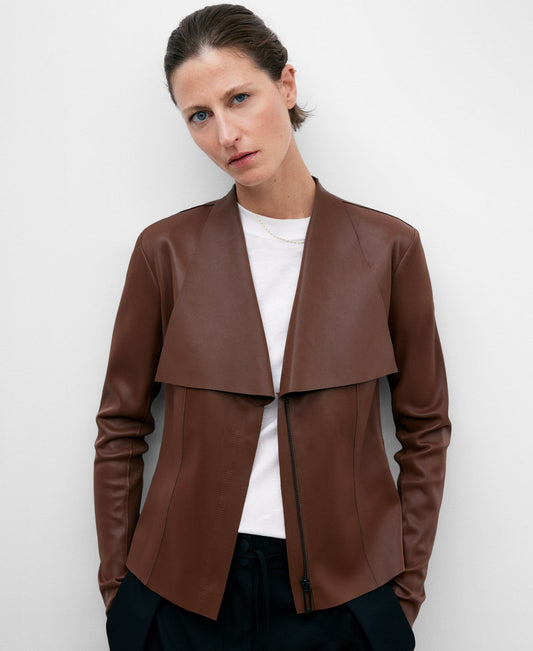 Tan Biker Jacket